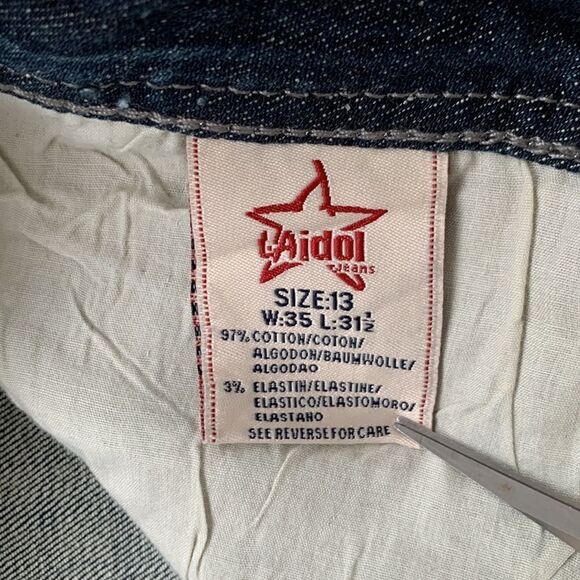 L.A. Idol Embellished Women’s Jeans Size 13. W35 L31,5 - Picture 4 of 11